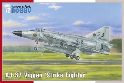 Saab AJ-37 Viggen Strike Fighter 1:72 Special Hobby