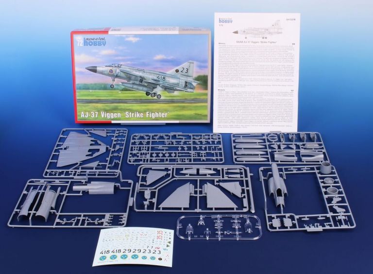 Saab AJ-37 Viggen Strike Fighter 1:72 Special Hobby