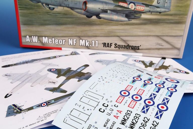A.W. Meteor NF Mk.11 'RAF Squadrons' 1:72