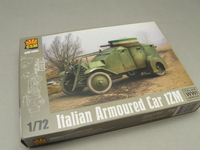 Italian, Armoured, Car, 1ZM,