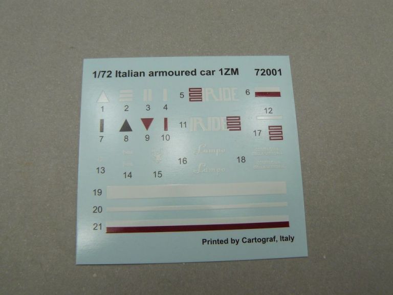 Italian, Armoured, Car, 1ZM,