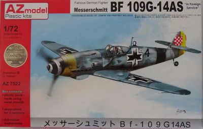 Messerschmitt BF 109G-14AS "in Foreign Service" AZ MODEL