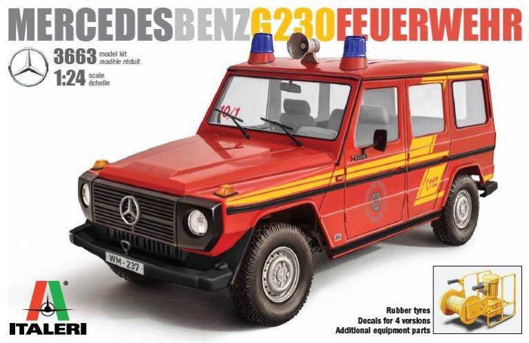 Mercedes G230 Feuerwehr 1:24