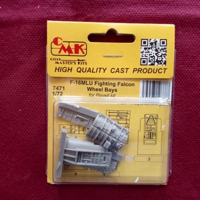 F-16MLU Wheel Bays for Revell 1:72 CMK