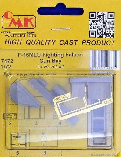 F-16MLU Gun Bay 1:72 CMK