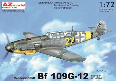 Messerschmitt Bf 109G-12 1:72 AZ Model