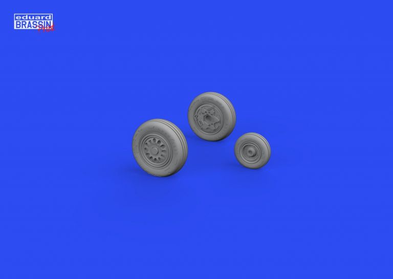 F-16 wheels late 1: 48 Eduard