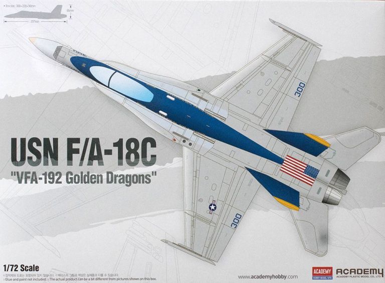 USN F/A-18C "VFA-192 Golden Dragons" 1:72