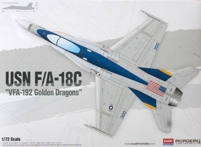 USN F/A-18C "VFA-192 Golden Dragons" 1:72 Academy