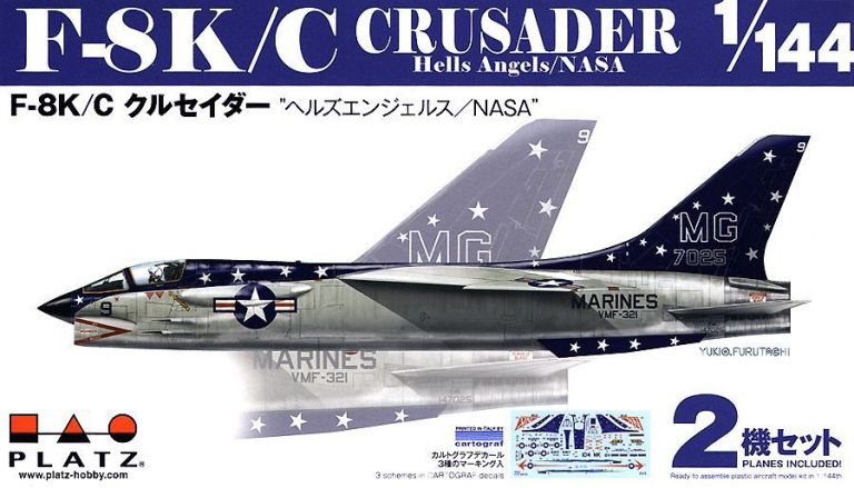 F-8K/C Crusader Hells Angels/NASA 1:144