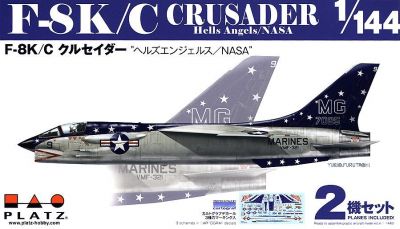 F-8K/C Crusader Hells Angels/NASA 1:144 Platz