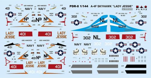 A-4F Skyhawk Lady Jessie/Blue Tail Flies Platz