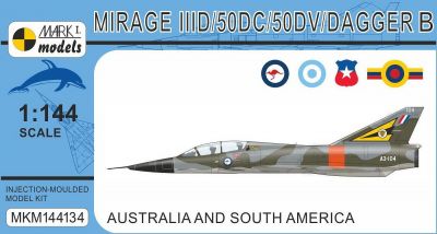 Mirage IIID/50DC/50DV/Dagger T Australia & South America 1:144 Mark I Models