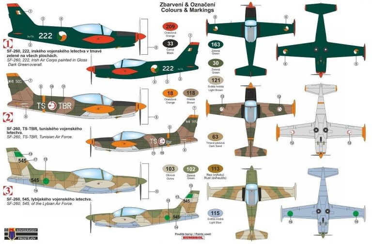 SIAI Marchetti SF.260W "Warrior" 1:48 KP Model