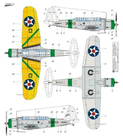 SB2U-1 Vindicator "Commanders Planes" Special Hobby