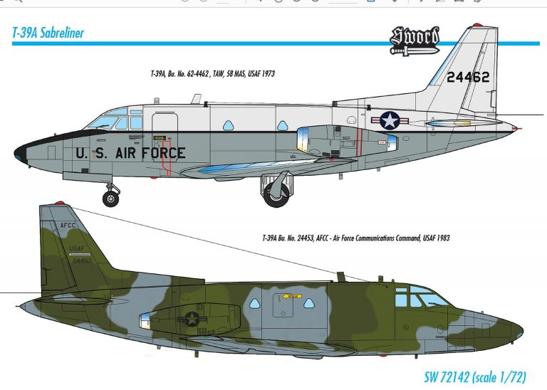 T-39D Sabreliner 1:72 Sword