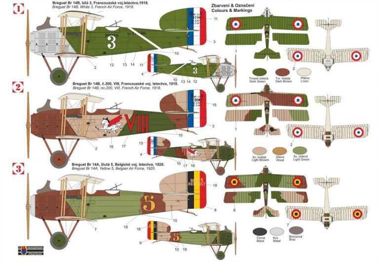 Breguet Bre-14A 1:72 KP Model