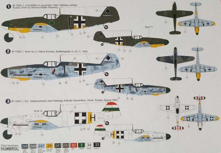 Messerschmitt Bf 109G1 "The First Gustav" 1:72 AZ Model