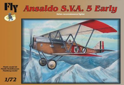 ANSALDO S.V.A. 5 EARLY ITALIAN RECONNAISSANCE FIGHTER 1:72 FLY