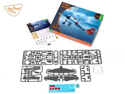 Mitsubishi A5M2b Claude (early version) 1:72 Clear Prop Models