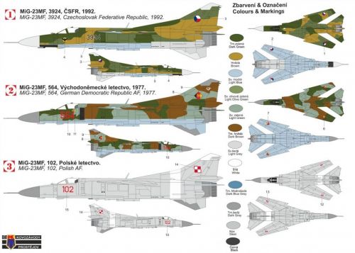 Mikojan-Gurjevič MiG-23MF "Warsaw Pact II" KP Model