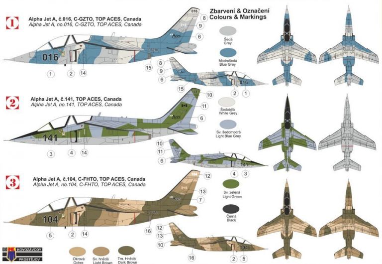 Alpha Jet A "Canadian Top Aces" KP Model