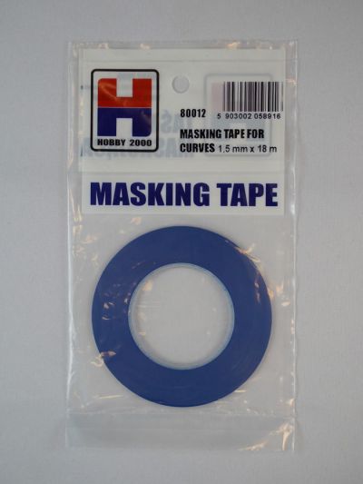 Masking Tape For Curves 1,5mm x 18m Hobby 2000