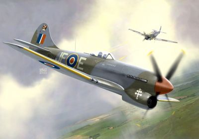 Hawker Tempest Mk.V "Clostermann" 1:72 KP Model