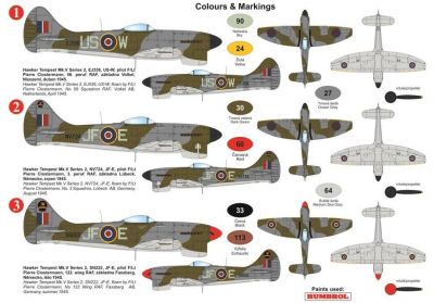Hawker Tempest Mk.V "Clostermann" 1:72 KP Model