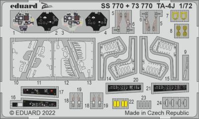 TA-4J FUJIMI / HOBBY 2000 complete  Photo-Etched Set Eduard