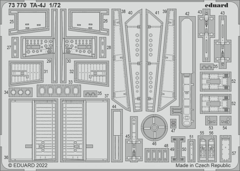 TA-4J FUJIMI / HOBBY 2000 complete  Photo-Etched Set