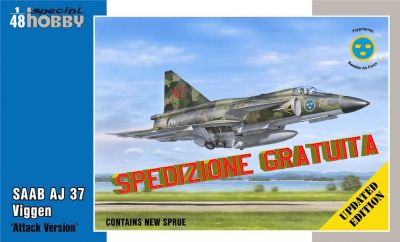 Saab AJ 37 Viggen "Attack Version" Updated Edition Special Hobby