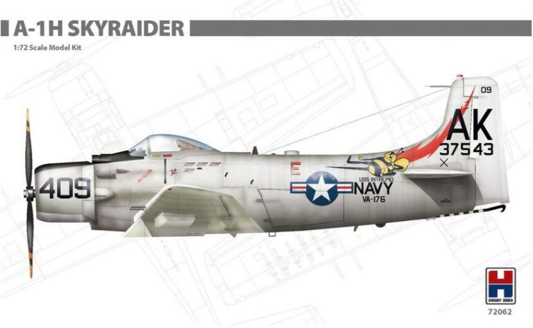 A-1H Skyraider 1:72