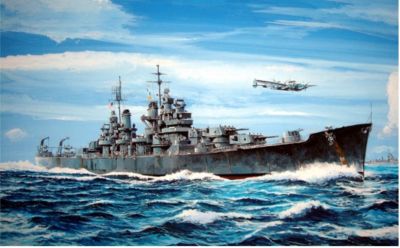 USS Baltimore CA-68 1943 Trumpeter