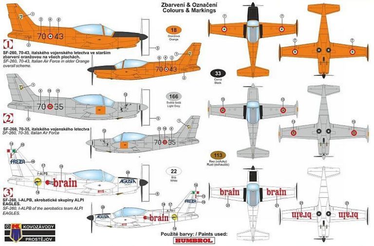 SIAI Marchetti SF.260EA KP Model