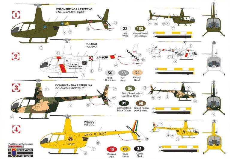 Robinson R-44 Raven II "Military" 1:72