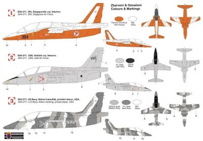 SIAI S-211 "In other services" 1:72 KP Model