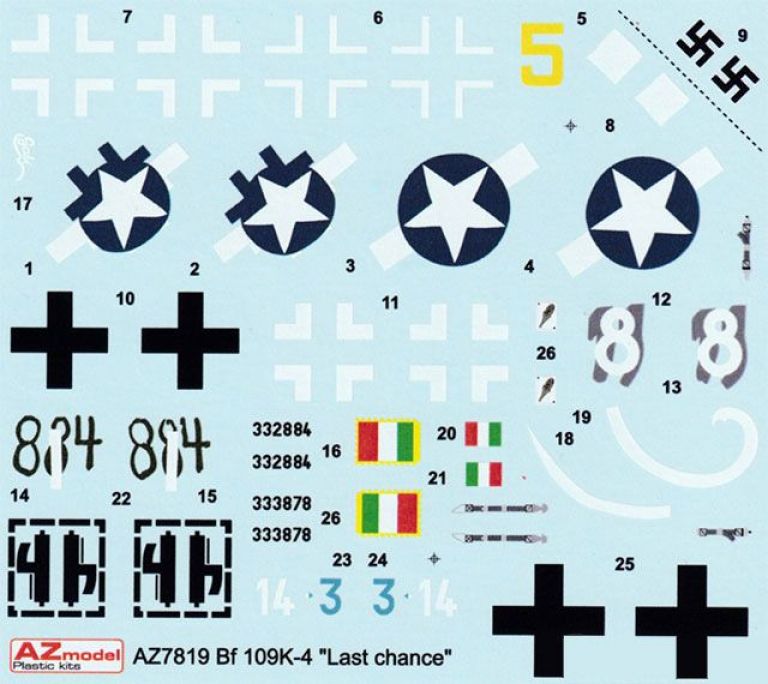 Messerschmitt Bf 109K-4 „The Last Chance" 1:72