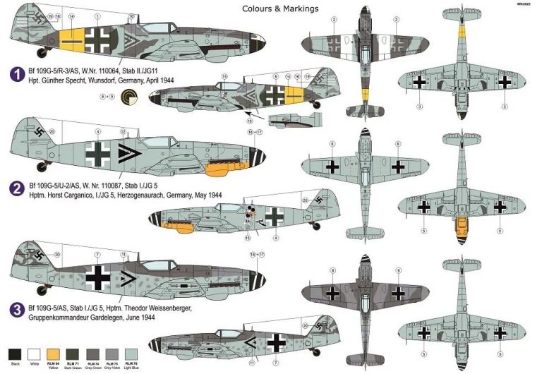 Messerschmitt Bf 109G-5 AS 1:72 AZ Model