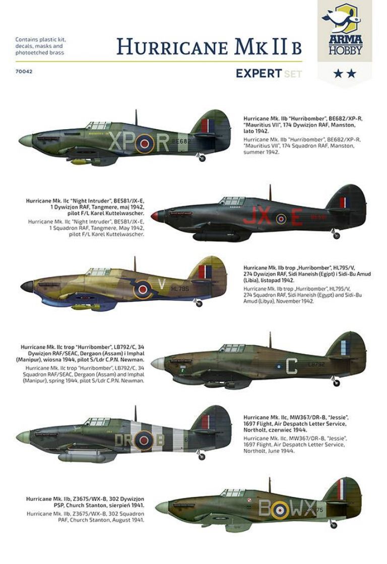 Hurricane Mk.II B/C 1:72 Arma Hobby