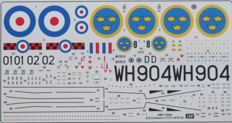 Canberra T.Mk 11 1:72