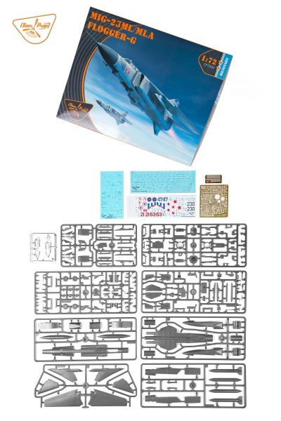 MiG-23ML/MLA Flogger-G 1:72 Clear Prop Models