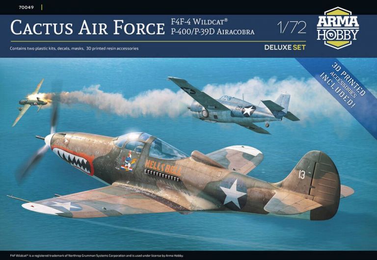 Cactus Air Force F4F-4 Wildcat® and P-400/P-39D Airacobra over Guadalcanal Deluxe Set