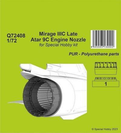 Mirage IIIC Late - Atar 9C Engine Nozzle CMK