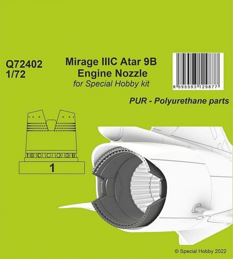 Mirage IIIC Atar 9B Engine Nozzle