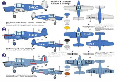 Miles M.38 Messenger 'in civil services" KP Model