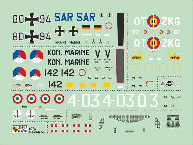 Sikorsky H-34 In Europe 1:144