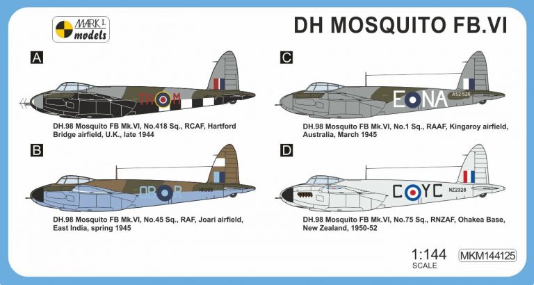 DH Mosquito FB.VI Commonwealth Service