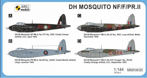 DH Mosquito NF/P/PR.II Mark I Models