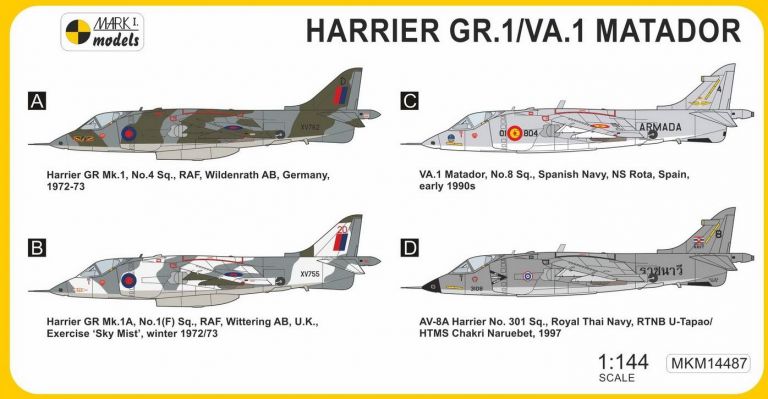 Harrier GR.1/GR.1A/VA.1 Matador VTOL/STOL
